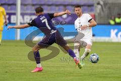 3. Liga; Erzgebirge Aue - FC Ingolstadt 04; Ryan Malone (16, FCI) Seitz Sean (7 Aue)