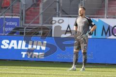 3. Liga; FC Ingolstadt 04 - Viktoria Köln; Torwart Marius Funk (1, FCI) nach dem 0:1