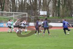 A-Klasse- Saison 2024/25- MTV Ingolstadt - VFB Friedrichshofen - Indirekter Freistoß im Strafraum -  - Marco Battaglia #11 MTV - Foto: Meyer Jürgen