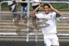 3. Liga; FC Viktoria Köln - FC Ingolstadt 04; ärgert sich Justin Butler (31, FCI) Torchance verpasst