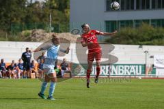 2. Frauen-Bundesliga - Saison 2021/2022 - FC Ingolstadt 04 - Bor. Bocholt - Haim Vanessa (#13 FCI) - Hund Marita #21 blau Bocholt - Foto: Meyer Jürgen