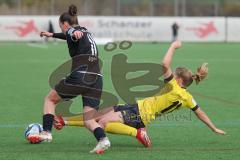 2023_11_12 - 2. Bundesliga - Saison 2023/24 - FC Ingolstadt 04 Frauen - SV 67 Weinberg - Paula Vidovic (Nr.11 - FCI Frauen) - Ganßer Marlene gelb Weinberg - Foto: Meyer Jürgen