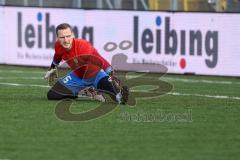 3. Liga; SSV Ulm 1846 - FC Ingolstadt 04; vor dem Spiel Torwart Marius Funk (1, FCI)