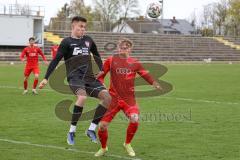 Bayernliga Süd - Saison 2021/2022 - FC Ingolstadt 04 II - TürkAugsburg - Meikis Fabio (#19 FCI) rot - Foto: Meyer Jürgen