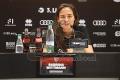 3. Liga - Saison 2024/25 - Pressekonferenz - FC Ingolstadt 04 -  - Cheftrainerin Sabrina Wittmann (FCI) - XXXXX - Foto: Meyer Jürgen