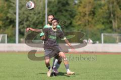 Bezirksliga - Saison 2025/26 - FC Fatih Ingolstadt - FC Gerolfing - Ahmet Altay (Nr.25 - FC Gerolfing) - Faruk Rencber (Nr.20 - FC Fatih Ingolstadt) - Foto: Meyer Jürgen