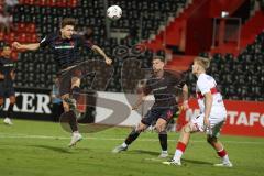 3. Liga - Saison 2025/26 - VFB Stuttgart II - FC Ingolstadt 04  - Julian Kügel (Nr.29 - FC Ingolstadt 04) - Simon Lorenz (Nr.32 - FC Ingolstadt 04) - Foto: Meyer Jürgen