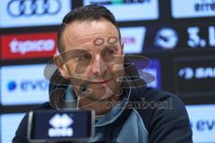 3. Liga; FC Ingolstadt 04 - MSV Duisburg; Pressekonferenz Interview Cheftrainer Dietmar Hirsch (MSV)