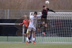 Freundschaftsspiel - Saison 2025/26 - FC Ingolstadt  II - ASV Neumarkt - Nuredin Rexhepi weiss FCI - Selim Mjaki schwarz Neumarkt  - Foto: Meyer Jürgen