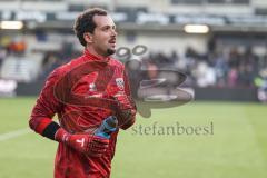 3. Liga; SC Verl - FC Ingolstadt 04; vor dem Spiel Torwart Kai Eisele (25, FCI)