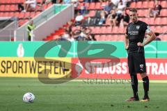 DFB Pokal; FC Ingolstadt 04 - SV Darmstadt 98; Freistoß Tobias Schröck (21, FCI)