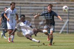 Bayernliga Nord - Saison 2025/26 - FC Ingolstadt 04 II - SV Weiden - Gedeon Ambrosio (Nr.28 - FC Ingolstadt II) - Ruda Martin Weiden grau - Foto: Meyer Jürgen