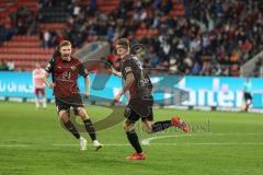 3. Liga; FC Ingolstadt 04 - SSV Jahn Regensburg; Tor Jubel Treffer 2:1 Benjamin Kanuric (8, FCI)