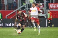 2.BL; SSV Jahn Regensburg - FC Ingolstadt 04; Michael Heinloth (17, FCI) Steve Breitkreuz (23 Jahn)