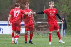 Kreisklasse - Saison 2025/26- TSV Pförring - SV Karlshuld-  - Der 1:0 Führungstreffer durch Daniel Finkenzeller rot Pförring - jubel - Foto: Meyer Jürgen