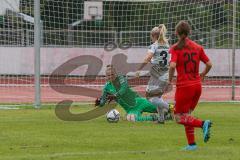 DFB Pokal Frauen Runde 1- Saison 2020/2021 - FC Ingolstadt 04 - SG99 Andernach - Daum Anna-Lena Torwart (#22 FCI) - Hornberg Antonia weiss Andernacht - Foto: Meyer Jürgen