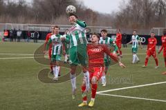 Bayernliga Süd - Saison 2022/2023 - FC Ingolstadt 04 - SV Schalding Heining - Jeroen Krupa (Nr.15 - FCI II) - Burmberger Fabian grün #20 Schalding - Foto: Meyer Jürgen