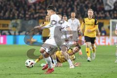 3. Liga; Dynamo Dresden - FC Ingolstadt 04; Torchance verpasst Deniz Zeitler (38, FCI) Ryan Malone (16, FCI) Kammerknecht Claudio (15 DD)