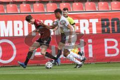 3. Liga - FC Bayern 2 - FC Ingolstadt 04 - Merlin Röhl (34, FCI) Lawrence Jamie (40 FCB)