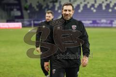 3. Liga; Erzgebirge Aue - FC Ingolstadt 04; Co-Trainer Patrick Schönfeld (FCI) vor dem Spiel