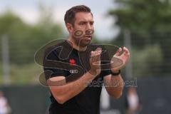 Freundschaftsspiel - Saison 2024/25 - FC Ingolstadt 04 II - TSV Rain/Lech  - Cheftrainer Patrick Schönfeld (FCI U21) - XXXXX - Foto: Meyer Jürgen