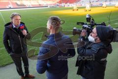 2.BL; FC Ingolstadt 04 - Dietmar Beiersdorfer, neuer Geschäftsführers Sport und Kommunikation, Pressekonferenz, Geschäftsführers Dietmar Beiersdorfer (FCI Sport Kommunikation) im Interview mit Sky