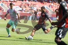 3. Liga; FC Ingolstadt 04 - Würzburger Kickers; Torchance verpasst Keanan Bennetts (18 FCI) Franjic Ivan-Leon (37 WKI)