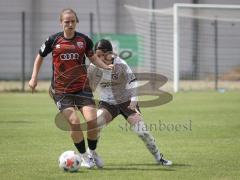 2. Bundesliga Frauen - Saison 2026/27  - FC Ingolstadt 04 Frauen - 1.FCC Turbine Potsdam - Matsubara Yuna weiss Potsdam - Stefanie Reischmann (Nr.24 - FCI Frauen) - Foto: Meyer Jürgen