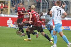 3.Liga - Saison 2022/2023 - TSV 1860 München - FC Ingolstadt 04 - Hans Nunoo Sarpei (Nr.14 - FCI) - Foto: Meyer Jürgen