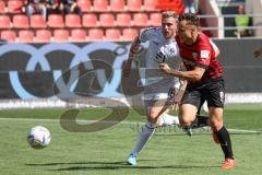 3.Liga - Saison 2022/2023 - FC Ingolstadt 04 -  - SV Waldhof-Mannheim - Dominik Franke (Nr.3 - FCI) - Julian Riedel (Nr.3 - SV Waldhof Mannheim) - Foto: Meyer Jürgen