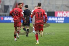 3. Liga; FC Ingolstadt 04 - TSG Hoffenheim II; Tor Jubel Treffer Elfmeter Ausgleich 2:2 Marcel Costly (22, FCI) Jonas Scholz (15, FCI)