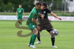 Bezirksliga - Saison 2023/2024 - SV Manching  - SV Sulzemoos - Ralf Schröder (Nr.21 - SV Manching) - Heilig Peter schwarz Sulzemoos - Foto: Meyer Jürgen