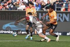 3. Liga; FC Ingolstadt 04 - FC Viktoria Köln; Bryang Kayo (48, FCI) Handle Simon (7 Köln)