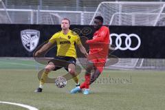 Bayernliga Süd - Saison 2022/2023 - FC Ingolstadt 04 - SV Kirchanschöring - Ibrahim Madougou (Nr.9 - FCI II) - Gesichtsmaske - Foto: Meyer Jürgen