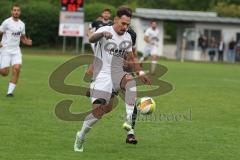 Bezirksliga - Saison 2025/26- TSV Gaimersheim - TSV Rohrbach - Domenic Raimann (Nr.32 - TSV Gaimersheim) - Alexander Huber schwarz Rohrbach - Foto: Meyer Jürgen