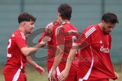 Kreisklasse - Saison 2024/25- Türkisch SV Ingolstadt - FC Gelbelsee-  - Baha Asici rot Türkisch - jubel - schiesst ein Tor  - XXXXX - Foto: Meyer Jürgen