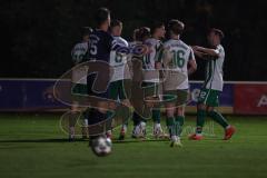 Landesliga - Saison 2025/26 - SV Manching - SC Oberweikertshofen - Sebastian Graßl (Nr.10 - SV Manching) - jubel - 2:0 Führungstreffer - Foto: Meyer Jürgen