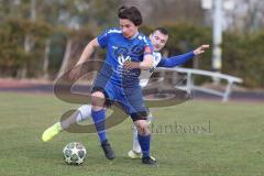 Kreisklasse - Saison 2025/26- TSV Etting - FC Arnsberg - Christian Redl weiss Etting - Xaver Sichert blau Arnsberg - Foto: Meyer Jürgen