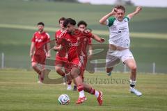 Kreisklasse - Saison 2025/26- SV Lippertshofen - Türkisch SV Ingolstadt-  - Daniel Drotleff rot Türkisch - XXXXX - Foto: Meyer Jürgen