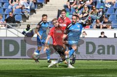 2.BL; Hannover 96 - FC Ingolstadt 04; Flanke Valmir Sulejmani (33, FCI) Jannik Dehm (25 Hannover)