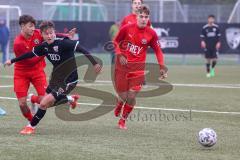 Landesliga Bayern Süd - U17 - B-Junioren -  FC Ingolstadt 04 II - ASV Cham - Pönn Simon schwarz FCI - Koller Luca rot Cham -  Foto: Meyer Jürgen