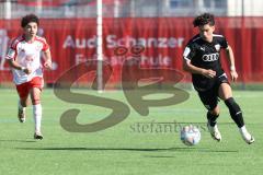 B-Junioren Bundesliga  - Saison 2023/24 - B-Junioren - FC Ingolstadt 04 - FC Bayern München - Polat Arel schwarz FCI - XXXXX - Foto: Meyer Jürgen
