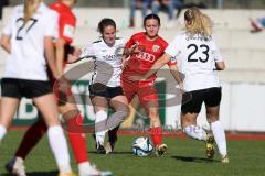 2023_10_22 - 2. Bundesliga - Saison 2023/24 - FC Ingolstadt 04 Frauen - FSV Gütersloh - Katharina Reikersdorfer (Nr.20 - FCI Frauen) - Strothmann Lena weiss Gütersloh - Foto: Meyer Jürgen