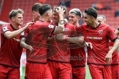 3. Liga; FC Ingolstadt 04 - SSV Jahn Regensburg; Tor Jubel Treffer Max Besuschkow (17, FCI) 1:0, Lukas Fröde (34, FCI) Frederik Christensen (11, FCI) Linus Rosenlöcher (19, FCI) Jonas Scholz (15, FCI) Berkay Öztürk (39 FCI) Mattis Hoppe (2, FCI) Simon Lor