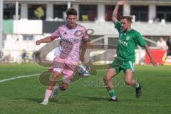 Bezirksliga - Saison 2025/26- TSV Gaimersheim - SVA Palzing - Nico von Swiontek Brzezinski (Nr.17 - TSV Gaimersheim) - Tobias Wirth grün Palzing  - Foto: Meyer Jürgen
