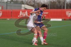 2. Bundesliga Frauen - Saison 2025/26 - FC Ingolstadt 04 Frauen - FSV Mainz - Leonie Hein (Nr.17 - FC Ingolstadt Frauen I) - Donner Anna blau Mainz - Foto: Meyer Jürgen