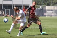 3. Liga; Testspiel; FC Ingolstadt 04 - FC Heidenheim; David Kopacz (29, FCI) Siersleben Tim (FCH)