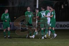 Landesliga - Saison 2024/25 - SV Manching - FC Ehekirchen - Sebastian Graßl (Nr.10 - SV Manching) mit dem 2:1 Führungstreffer  - jubel - Foto: Meyer Jürgen
