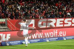 2.BL; 1. FC Nürnberg - FC Ingolstadt 04; Tor Jubel Treffer Dennis Eckert Ayensa (7, FCI) läuft zu den Nürnberg Fans