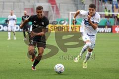 DFB Pokal; FC Ingolstadt 04 - SV Darmstadt 98; Angrif Marcel Costly (22, FCI) Karic Emir (19 SVD)